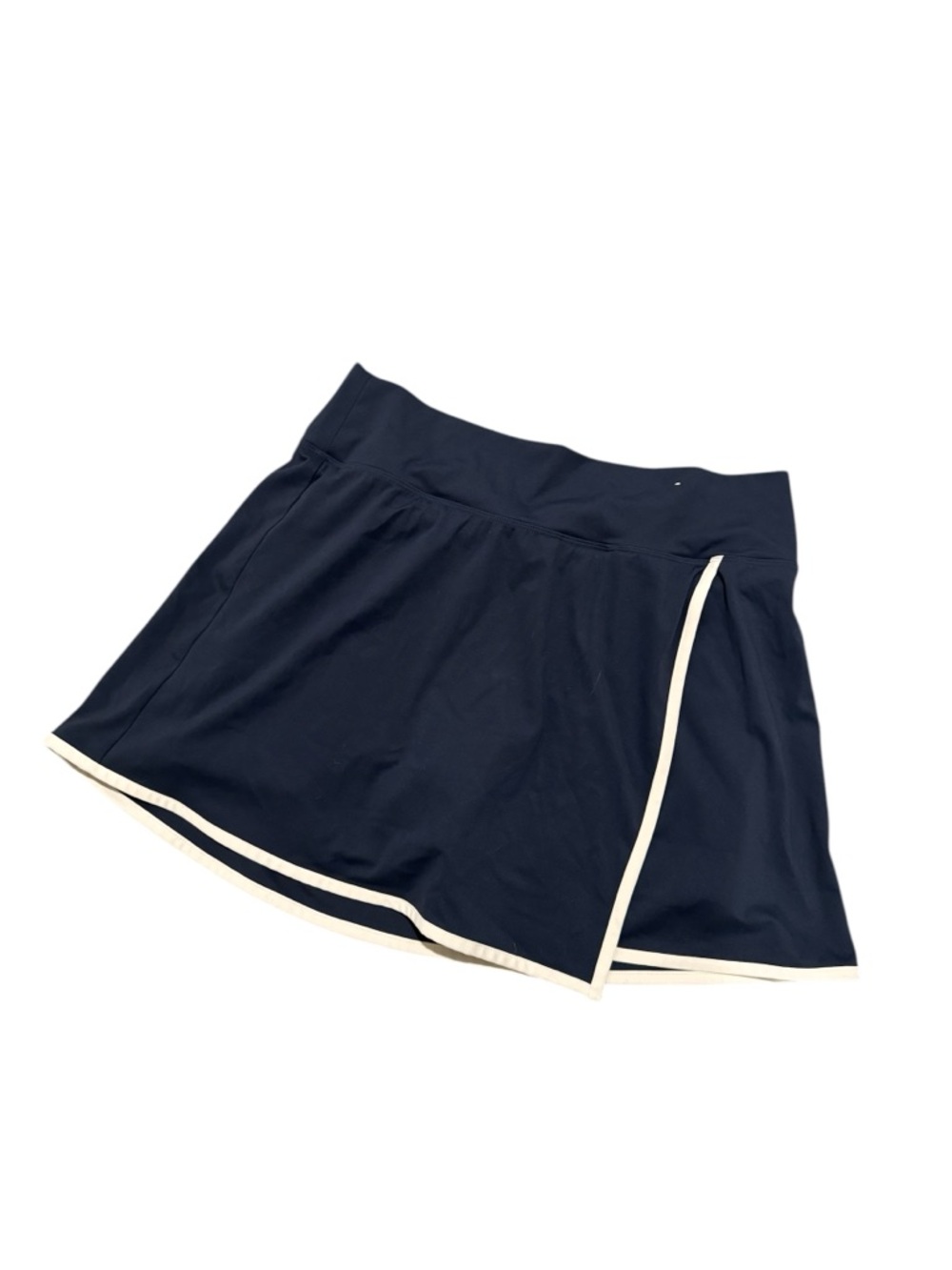 Old Navy Navy Skort with Cream Trim Accents